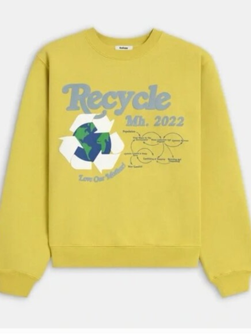 Madhappy 'Recycle' Graphic Crewneck Sweatshirt